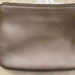 Marc Jacobs Nude Blush Pebbled Leather Double Zip Crossbody Bag